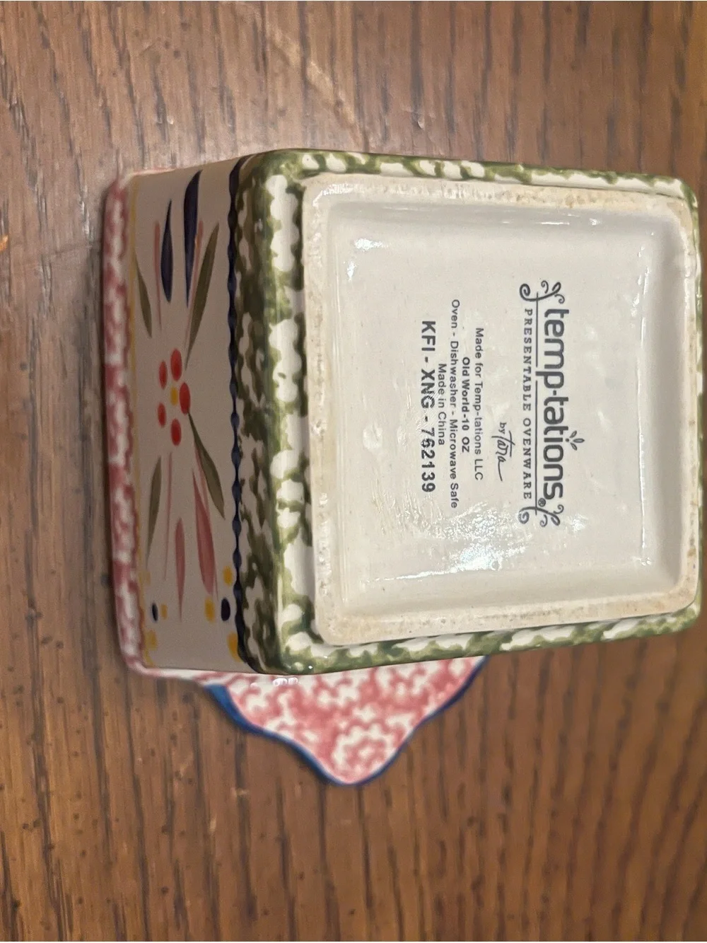 Temptations Old World Confetti Hand-Painted Ceramic Serving Set